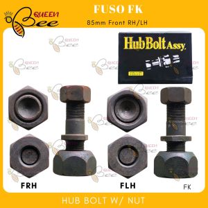 QUEENBEE 85mm Mitsubishi Fuso FK FRONT HUB BOLT WITH NUT STUD WHEEL HUB DRUM RH/LH