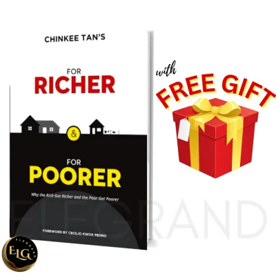 🎁 WITH FREEBIE 🎁 For Richer & For Poorer by Chinkee Tan Why the Rich Get Richer and the Poor Get Poorer Chink+ Chink Positive Money Pera Savings Ipon Planner Utang Debt Debt-Free Financial Freedom Piggy Bank For Richer and For Poorer Libro Book