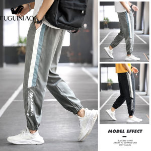 FUGUINIAO Mens Trousers Overalls Sweatpants Trend New Loose Oversize Casual Pants
