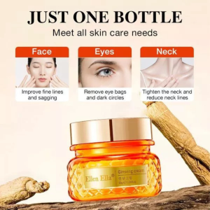 Ellen Ella Skincare Set – Eye Cream Retinol Ginseng & Niacinamide Anti-Aging Brightening Whitening Foundation