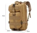 Camel Tactical Men's Backpack Travel Bag Outdoor Survival 3P Assault Bag EDC Molle Hiking Bag Hunting Bag 30L 45L. 