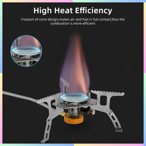 FAST DELIVERY Kompor Gas Mini Lipat Portabel Kemah Camping Mendaki Gunung Stove 14.5cm