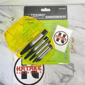 TEKIRO SCREW EXTRACTOR SET 6PCS / TAP BALIK PEMBUKA BAUT SD-EX0926
