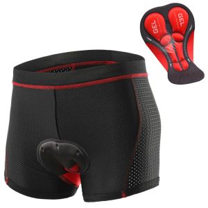 【Fast delivery】Men Cycling Underwear Shorts Breathable Padded Shorts MTB Rode Bike Riding Shorts Breathable Shockproof Elastic waistband Bicycle Underwear Pants Bike Short