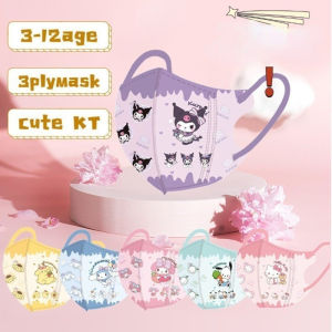 Kawaii Anime Sanrio 3D Disposable Face Mask: My Melody Kuromi Cinnamoroll Children Protective Mouth Cover Dustproof Mascarillas Cute Masque Breathable