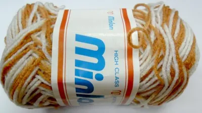 Minlon wool for knitting and crochet 40 gram per ball - Multicolor
