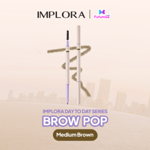 IMPLORA Day to Day Brow Pop | Eyebrow | Pensil Alis | Waterproof Long Lasting Eye Brow