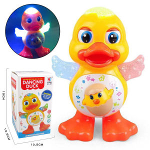 JoyToys ตุ๊กตาเต้นได้ เป็ดเต้นได้ มีไฟ มีเพลง ตุ๊กตาเป็ดเหลือง