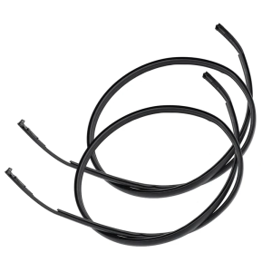 2pcs Weather Sealing Strips Automotive Accessories Left Right Side Roof Drip Moulding Trim Set 75551-52160 75552-52140