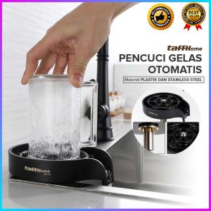 COD TaffHOME Pencuci Gelas Otomatis Selang Panjang Jug Rinser Washer - SU10 / alat pencuci gelas otomatis tinggal tekan gelas langsung bersih tekanan air kuat tidak perlu repot menggosok gelas menyemprot dengan rata material kuat dan kokoh terbaik terbaru