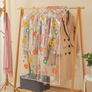 EASYEAH Thicken Clothes Dust Cover Waterproof Large Capacity Clothing Hanging Organizer Covers Accessories Dustproof Dress Storage Protect