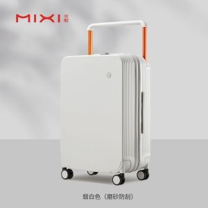 Mixi Suitcase 20 Inch Travel Storage Luggage Traveling Trolley Case Wide Trolley Suitcase Portable Luggage Organizer Female 24 Inch Travel 20 Inch Boarding Case Password Suitcase Gift Traveling Travel Kit Packing Cubes