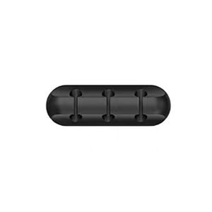 HEALMEYOU Silicone Cable Organizer Black Flexible Management Clips Desktop Tidy Wire Holder For Mouse Keyboard Earphone Protector