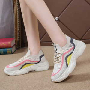 NQshop  เข้าใหม่ รองเท้าผ้าใบผ้ายืด ใส่สบาย ระบายอากาศได้ดี ไม่ร้อน ไม่อับชื้น ทรงสวย ดูดี รองเท้าผ้าใบที่สาวๆควรมีติดบ้าน