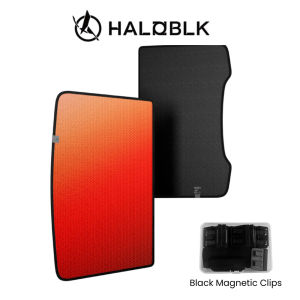 HALOBLK TESLA 2025  2026 Model Y Juniper    Model YL    Model 3 Foldable Roof Sunshade Magnetic Clip