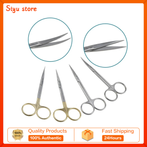 Curved Straight Head Serrated Scissors Eye Surgical Tool Ophthalmic health Instrument