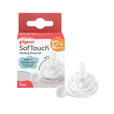 Pigeon Softouch Drinking Straw Set