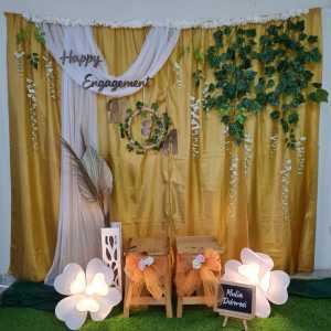 Paket Dekorasi Pernikahan Profesional & Backdrop Lamaran Tunangan