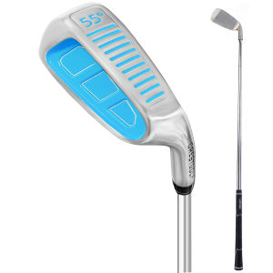 CRESTGOLF Golf Pitching & Chipper Wedge for Men & Women Rubber grip anti slip and sweat absorbing Pitching Wedge Right Handed 55 Degree Golf Wedge Chipper Golf Club