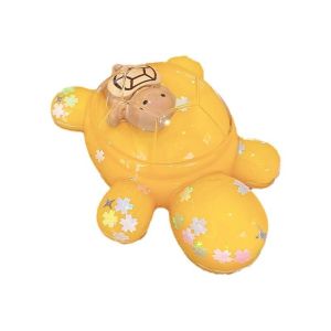 HOUCHU Sáng tạo Đồ chơi rùa hoạt hình Dễ thương Cát chảy lung linh Tượng Rùa Cát Lỏng Búp Bê Rùa Đáng yêu Tượng Rùa Thu Nhỏ Đồ trang trí bàn làm việc