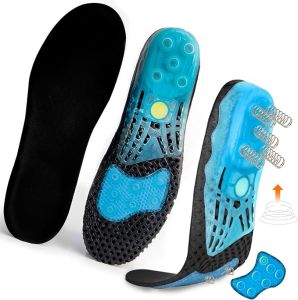 DIDI 1Pair Spring Sport Insoles Arch Support Insoles For Shoes Sole Elastic Shock Absorbing Running Insoles Flat Feet Plantar Fasciitis Orthotic Insoles