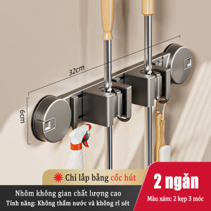 MEIDOO Kẹp lau nhà móc cốc hút treo tường hấp phụ mạnh thích hợp cho phòng tắm và ban công