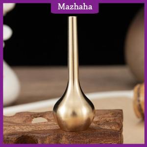 Mazhaha Mini tinh khiết đồng bình vàng trang trí nội thất phòng khách cổ bình hoa độc đáo bình hoa