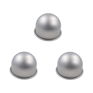Deep Half Sphere Cake Baking Mould Efficient Nonstick Aluminum Cupcake Maker For Oven And Kitchen Use