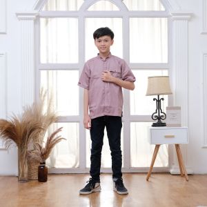 NIGOS Koko Anak Al-Khaif Atasan Mulim Anak Laki Laki Baju Muslim Anak Laki Laki Koko Anak Laki Laki Al-Khaif