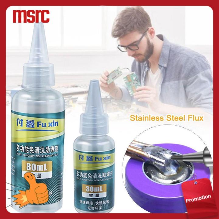 MSRC Battery Electrode Soldering Stainless Steel Flux 30ml 80ml Quick