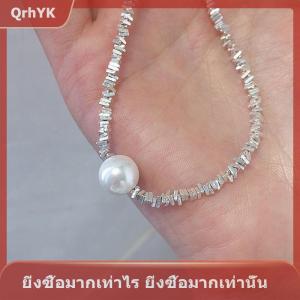 【QrhYK】 Fashion Clavicle Chain Broken Irregular Necklace Bracelet for Women Wedding Party Birthday Vintage Jewelry Gifts