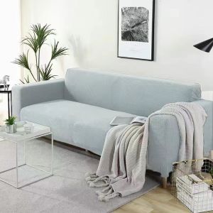Sofa Cover Nordic Fashion Universal Knitted Stretch Solid Color All-season Universal All-inclusive Sofa Cover