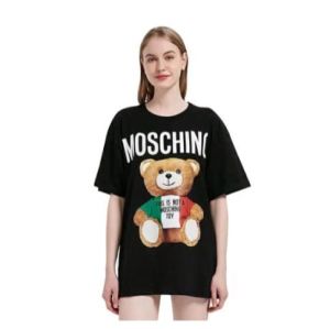 Pakaian Kaos Moschino Wanita Pria Couple jumbo