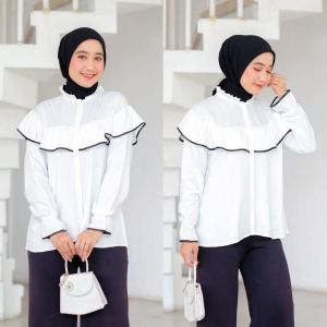 Alma Blouse Rayon Twill Premium Polos Wanita Korean Style