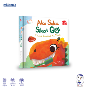 DAR Mizan - Buku Anak Bilingual Seri Cerita Balita: Aku Suka Sikat Gigi Boardbook - Millennia