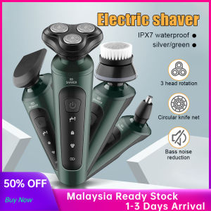 9D Electric Shaver Multifunctional Mens  Full Body Washing Beard Razor USB charging 4 In 1 Waterproof Beard Trimmer 9D 电动剃须刀