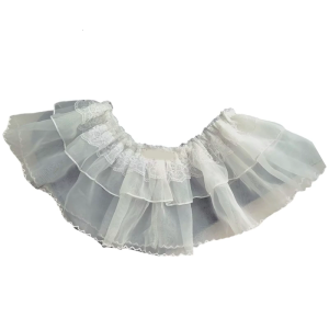 Cô gái thời trang rắm Rèm lớp nhỏ nửa váy ôm sát ba lớp váy viền ren thưởng thức mặc thoải mái