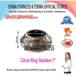 Cincin Ring Stainless 1" ornamen hiasan tangga balkon kanopi pagar