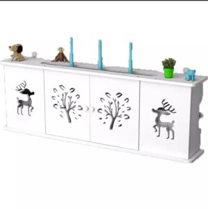 (Ready Stock) Multifunctional Wireless Router Wire Socket Organizing Storage Box Modem Storage Box