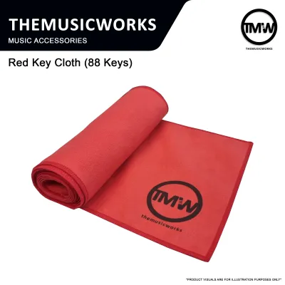 TMW Keyboard Cover AP-199R 88 Key Digital Piano Red Nylon Cloth Dustproof Electric Music Accessories