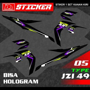 STICKER PREMIUM STIKER MOTOR STRIPING YAMAHA JUPITER Z1 JZI 49