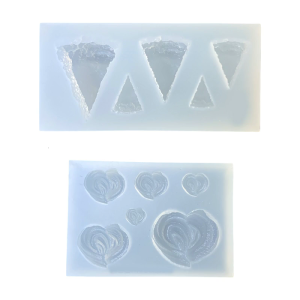 Flexible Baking Mold Feature Cookie Design for Epoxy Resin Charm Ornaments and Creative Projects