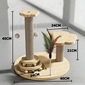 【FREESHIP】5 IN 1 Trụ Cào Móng Cho Mèo Chơi Kèm Quả Bóng,Giúp Mèo Cào Móng Và Vui Chơi Thỏa Thích