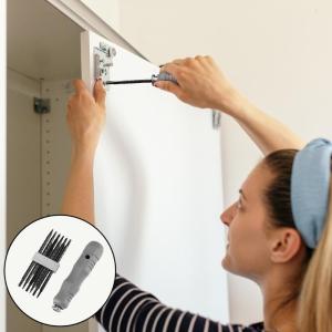 ชุดไขควง13 In 1พร้อมปลายแม่เหล็กปรับคู่หัวสกรูไดร์เวอร์สำหรับซ่อมแซมบ้านและโครงการ DIY