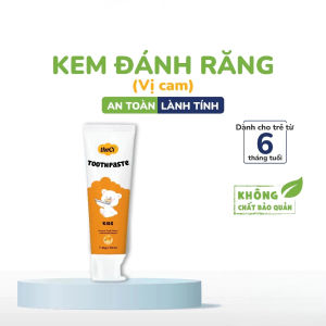 Kem Đánh Răng Trẻ Em theCi Không Fluor 45g – An Toàn Cho Bé Từ 6 Tháng Hương Trái Cây Tự Nhiên