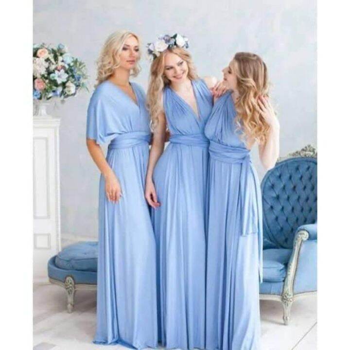 Infinity dress sale powder blue