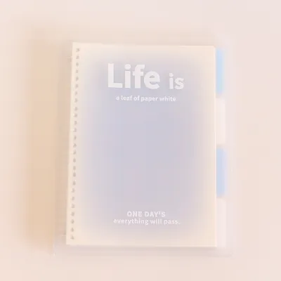 Buku Binder A5 B5 / Notebook Aesthetic Korea Besar / Buku Jurnal / Buku Catatan Lucu / Sampul Buku Aesthetic / Loose Leaf Notebook Notepad / Buku Tulis Sekolah / Alat Tulis Stationery Siswa University