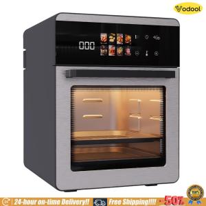 [VOS] 25L Stainless Steel Electric Deep Fryers Timer & Temperature Control Multi-Function Air Fryer with Touch Screen for Home Kitchen