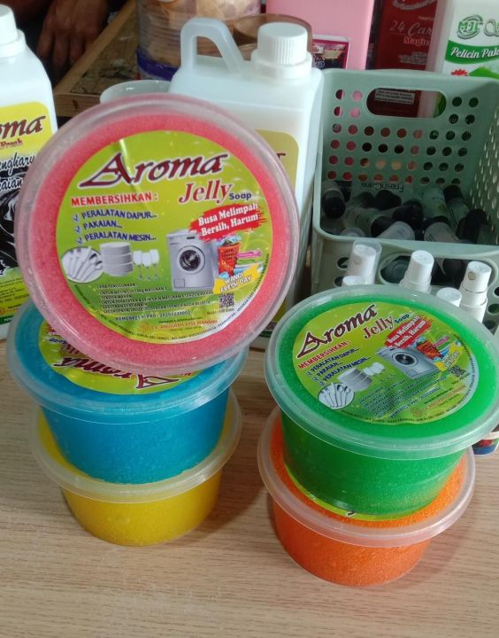 Sabun Jelly Aroma Sabun Pembersih Serbaguna Sabun Cuci Pakaian dan cuci piring Sabun cream Aroma sabun jelly biang sabun cuci pakaian perabot kendaraan