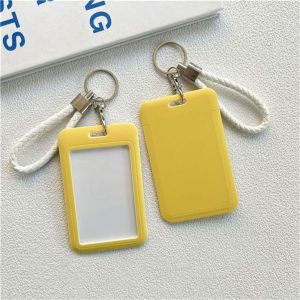 STARRY Office Student Work Card Keyring Credit Card Business ID Card Protective Bus Card Cover ID Card Holders Badge Holders